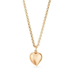 Beaverbrooks 9ct Yellow Gold Heart Pendant