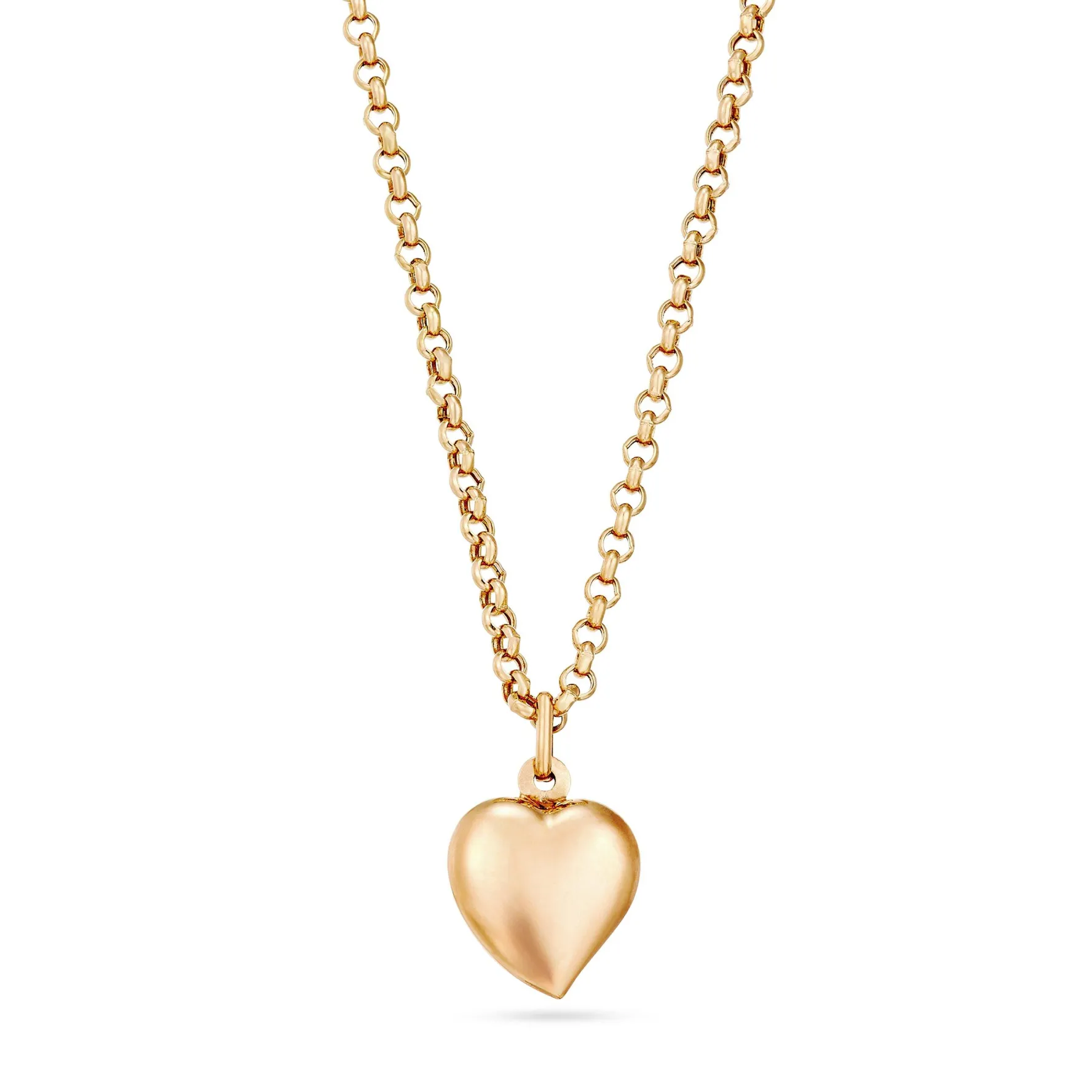 Beaverbrooks 9ct Yellow Gold Heart Pendant