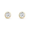 Beaverbrooks 9ct Yellow Gold Cubic Zirconia Stud Earrings