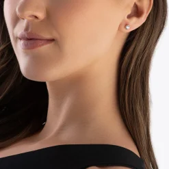 Beaverbrooks 9ct Yellow Gold Cubic Zirconia Stud Earrings