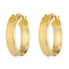 Beaverbrooks 9ct Yellow Gold Hoop Earrings
