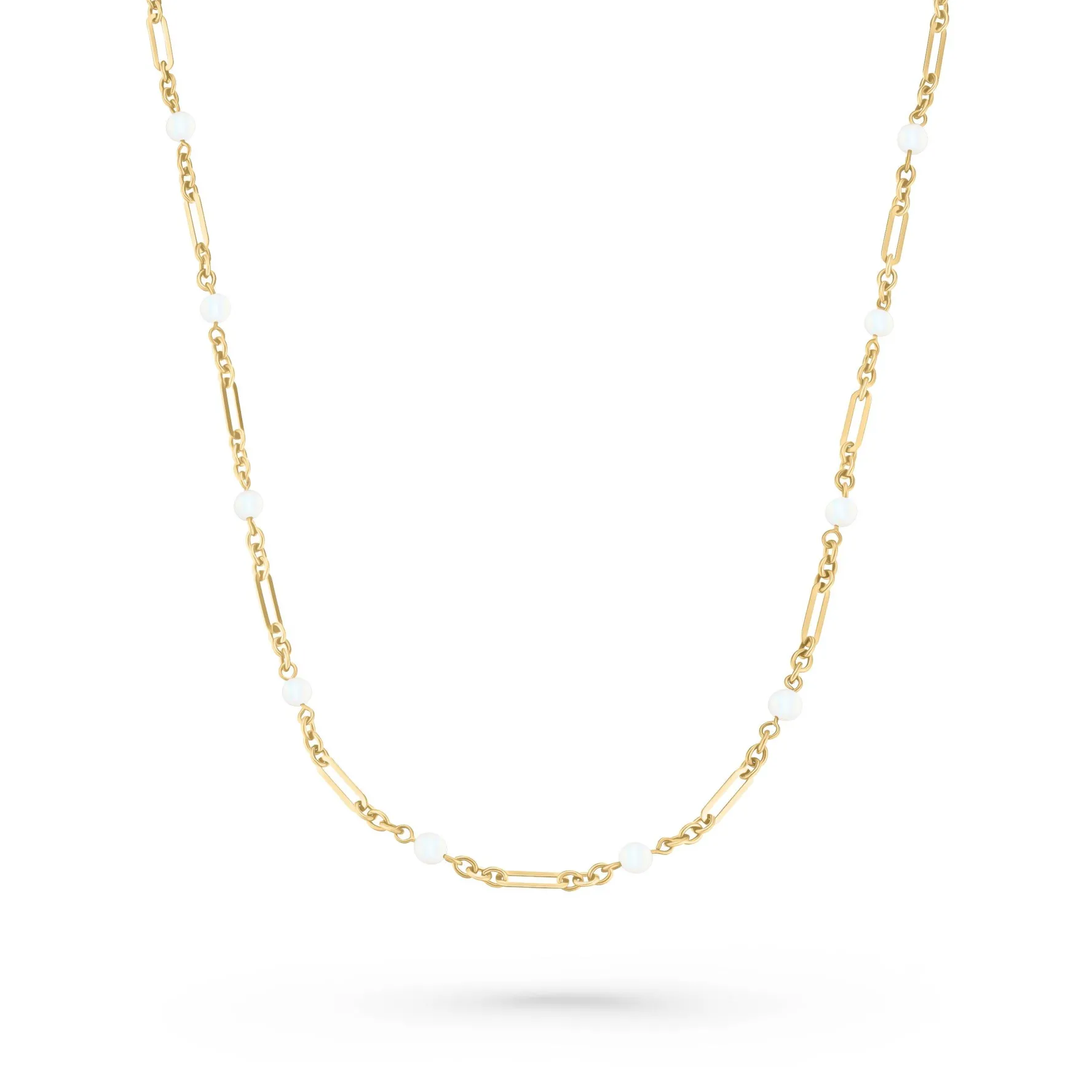 Beaverbrooks 9ct Yellow Gold Freshwater Pearl Necklace