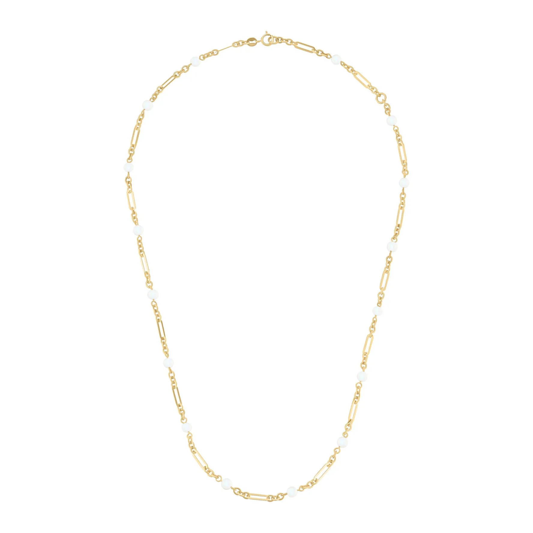 Beaverbrooks 9ct Yellow Gold Freshwater Pearl Necklace