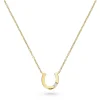 Beaverbrooks 9ct Yellow Gold Diamond Horseshoe Necklace