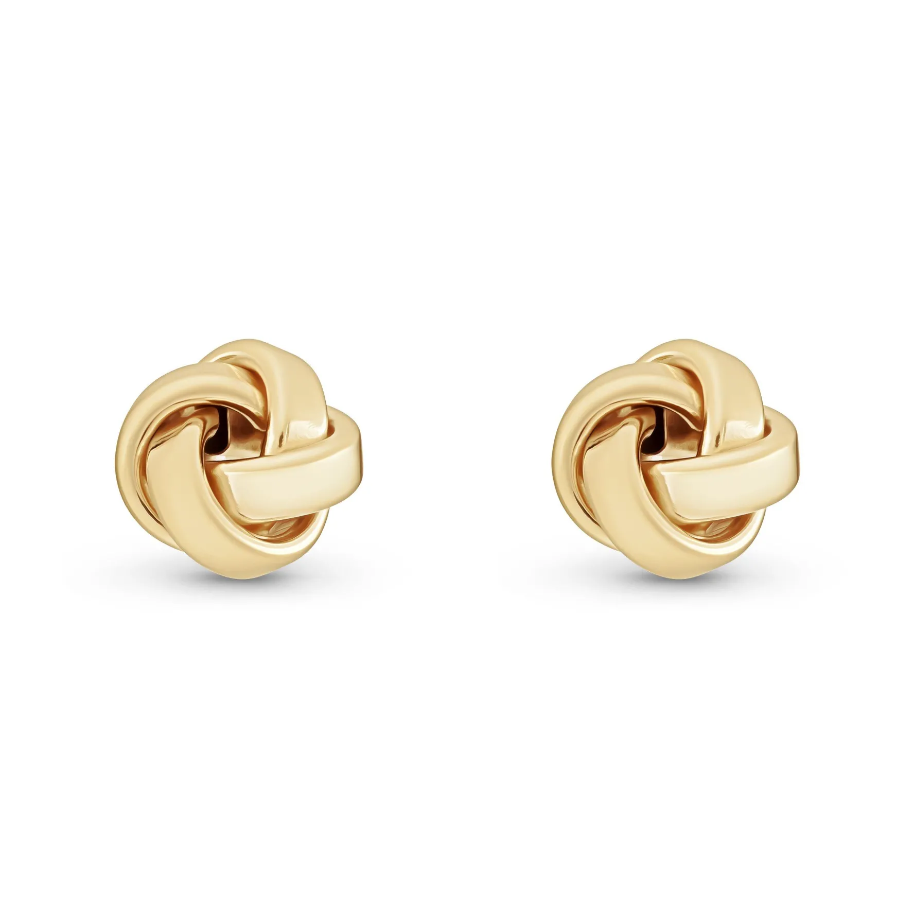 Beaverbrooks 9ct Yellow Gold Knot Stud Earrings