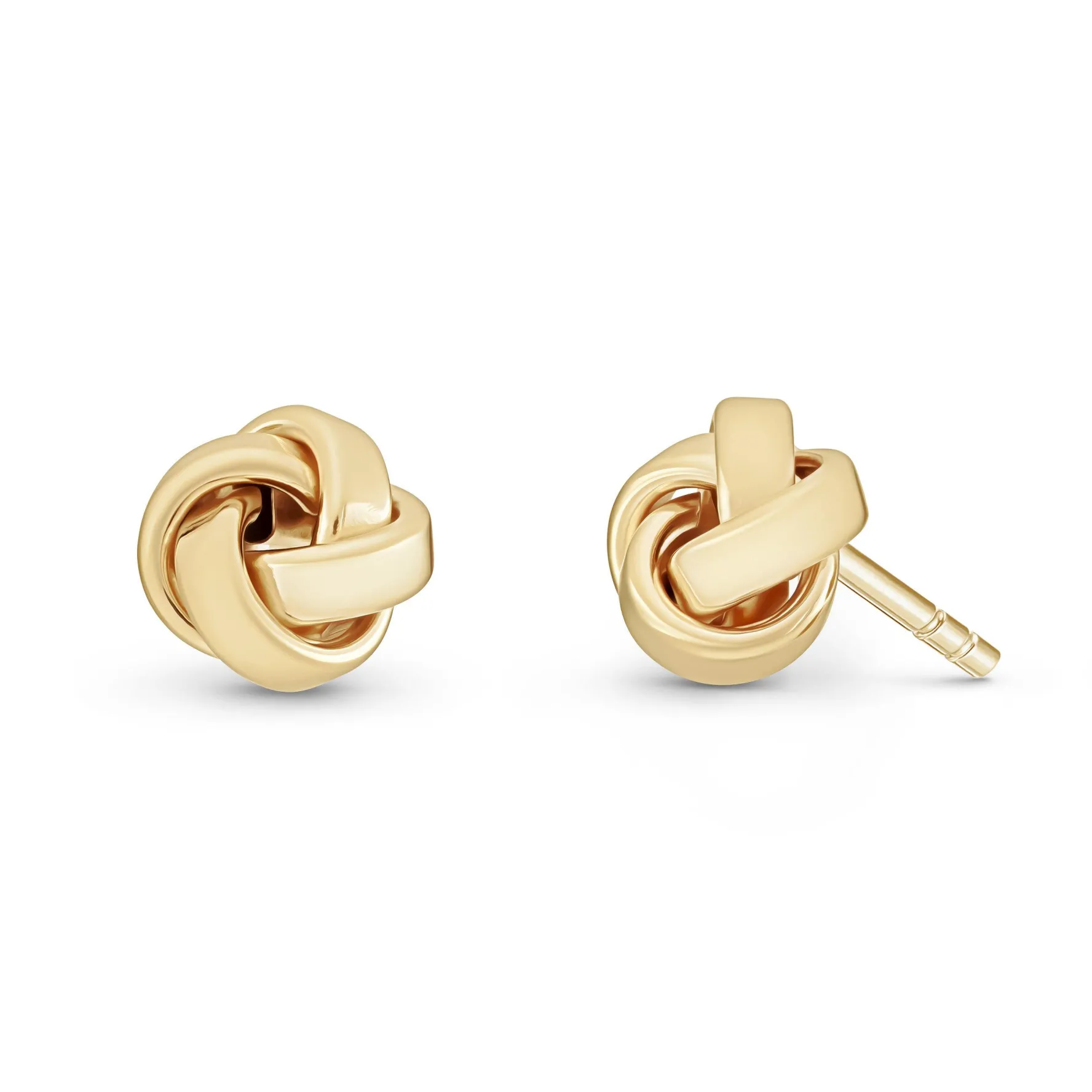 Beaverbrooks 9ct Yellow Gold Knot Stud Earrings