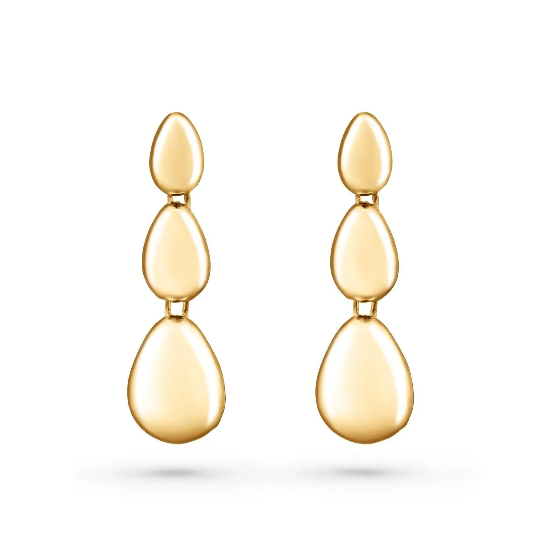 Beaverbrooks 9ct Yellow Gold Drop Earrings