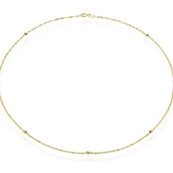 Beaverbrooks 9ct Yellow Gold Ball Necklace