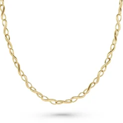 Beaverbrooks 9ct Yellow Gold Infinity Necklace