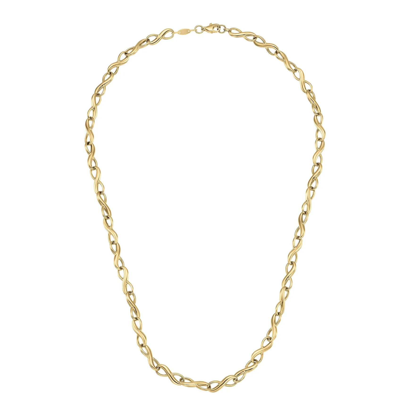 Beaverbrooks 9ct Yellow Gold Infinity Necklace