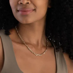 Beaverbrooks 9ct Yellow Gold Infinity Necklace