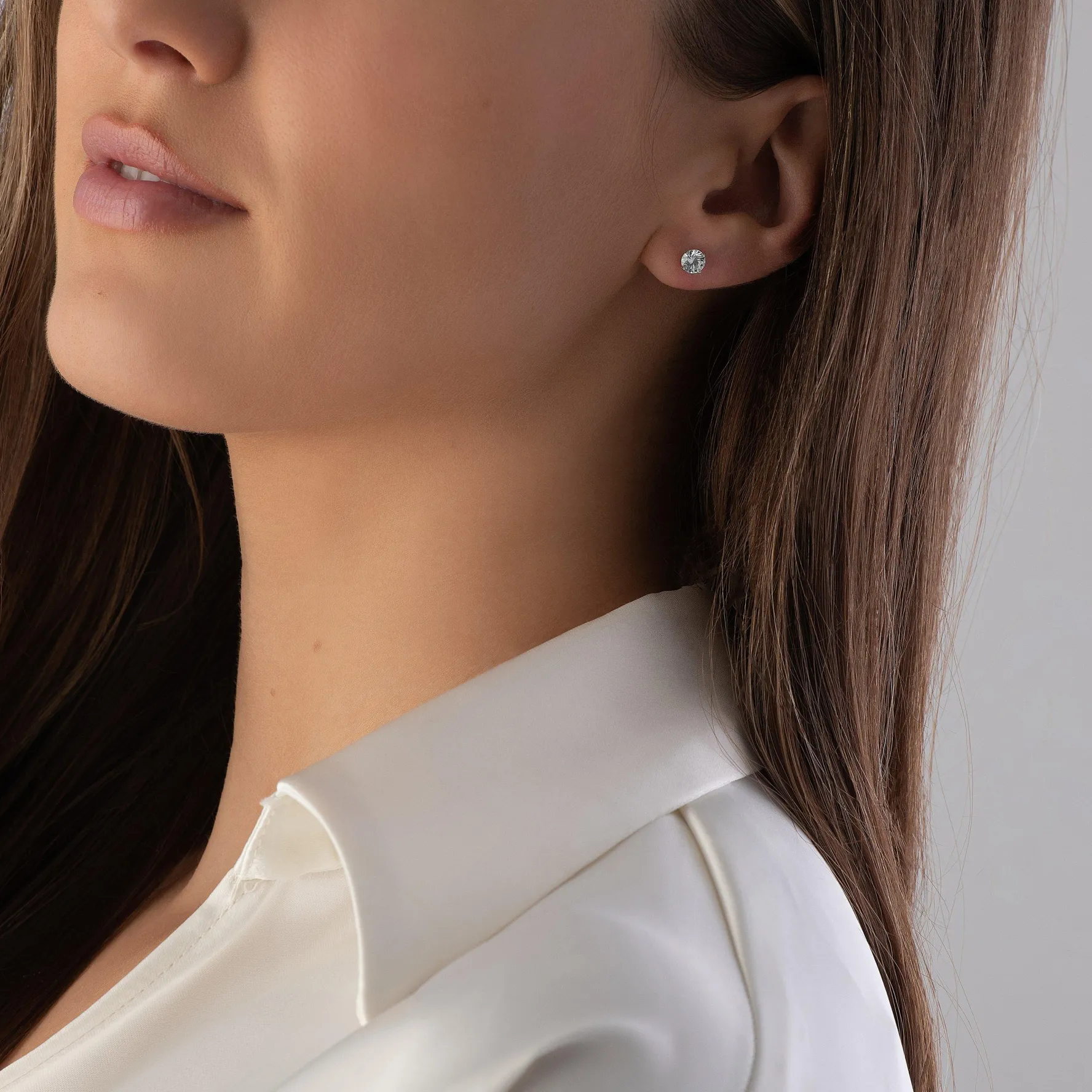 Beaverbrooks 9ct Yellow Gold Cubic Zirconia Stud Earrings