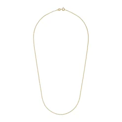 Beaverbrooks 18ct Yellow Gold Plated Silver Trace Chain Necklace