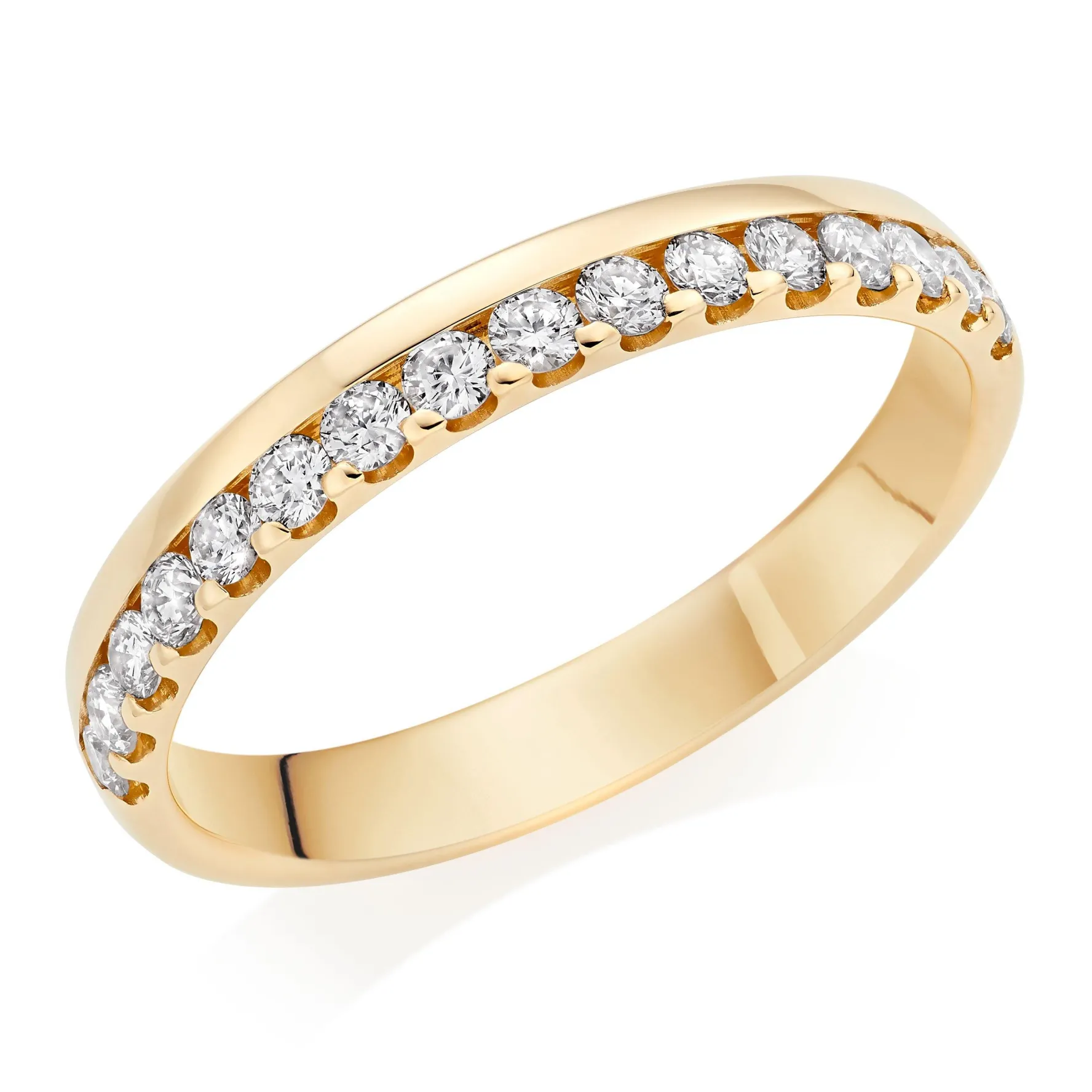 Beaverbrooks 18ct Yellow Gold Diamond Wedding Ring