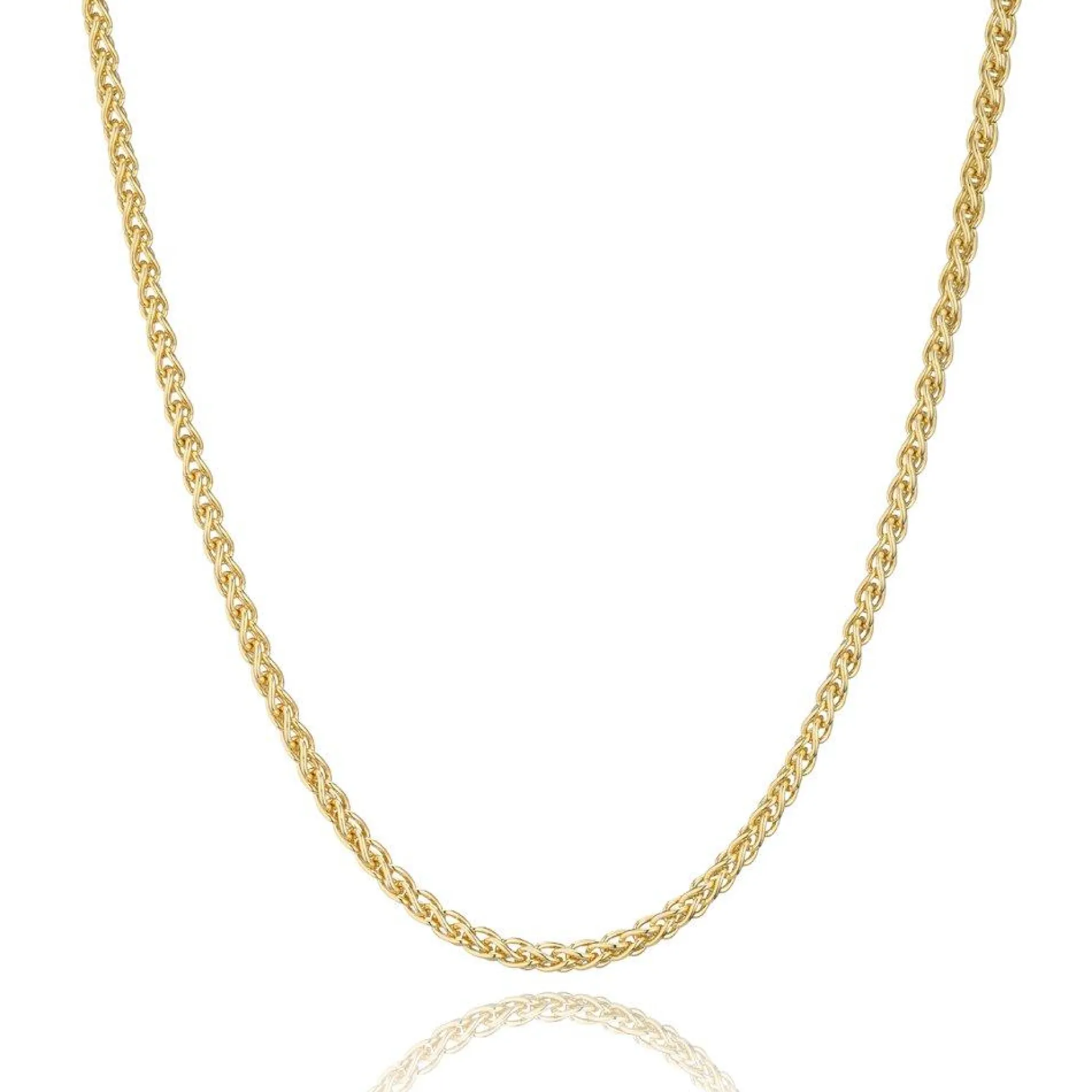 Beaverbrooks 9ct Yellow Gold Spiga Chain