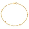 Beaverbrooks 9ct Yellow Gold Bead Chain Bracelet