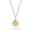 Beaverbrooks 9ct Yellow Gold Shell Locket Pendant