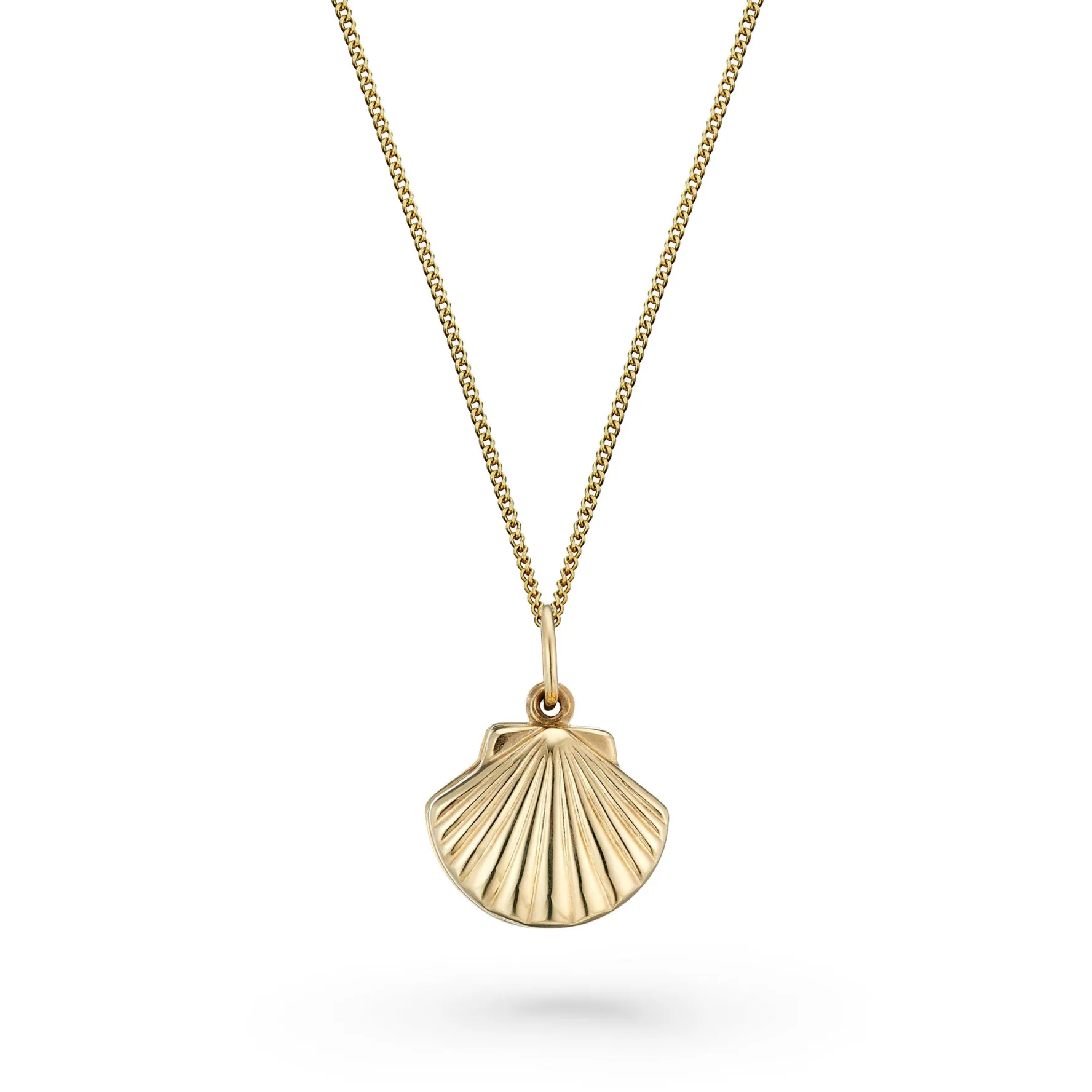 Beaverbrooks 9ct Yellow Gold Shell Locket Pendant