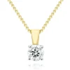 Beaverbrooks 18ct Yellow Gold Diamond Pendant