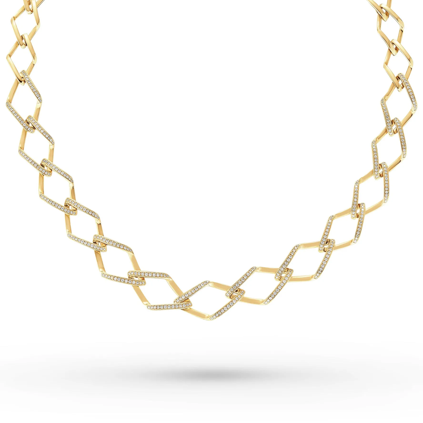 Beaverbrooks 18ct Yellow Gold Diamond Necklace
