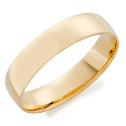 Beaverbrooks 18ct Yellow Gold 5mm Men’s Wedding Ring