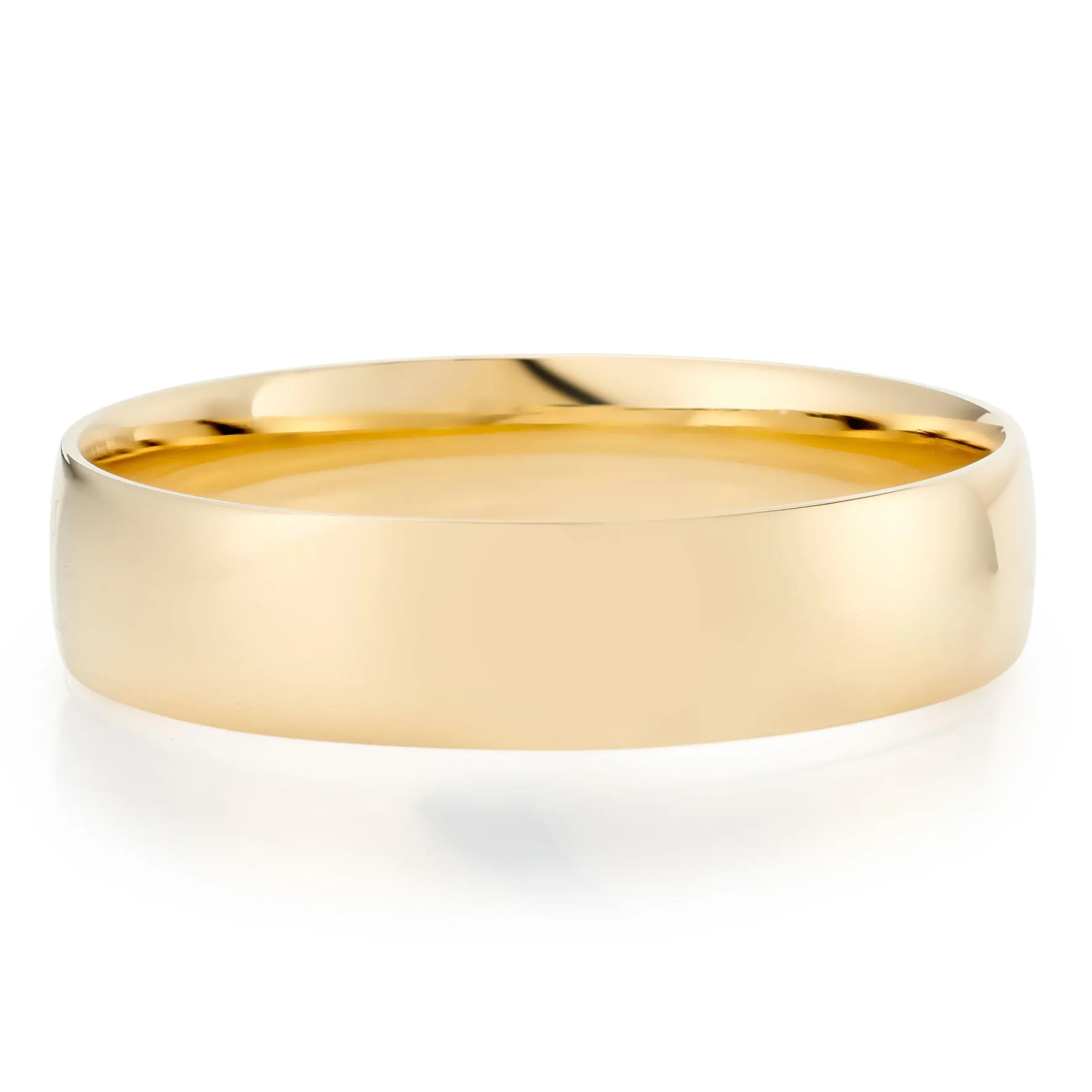 Beaverbrooks 18ct Yellow Gold 5mm Men’s Wedding Ring