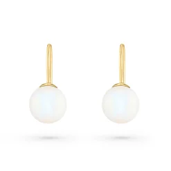Beaverbrooks 9ct Yellow Gold Freshwater Cultured Pearl Earrings