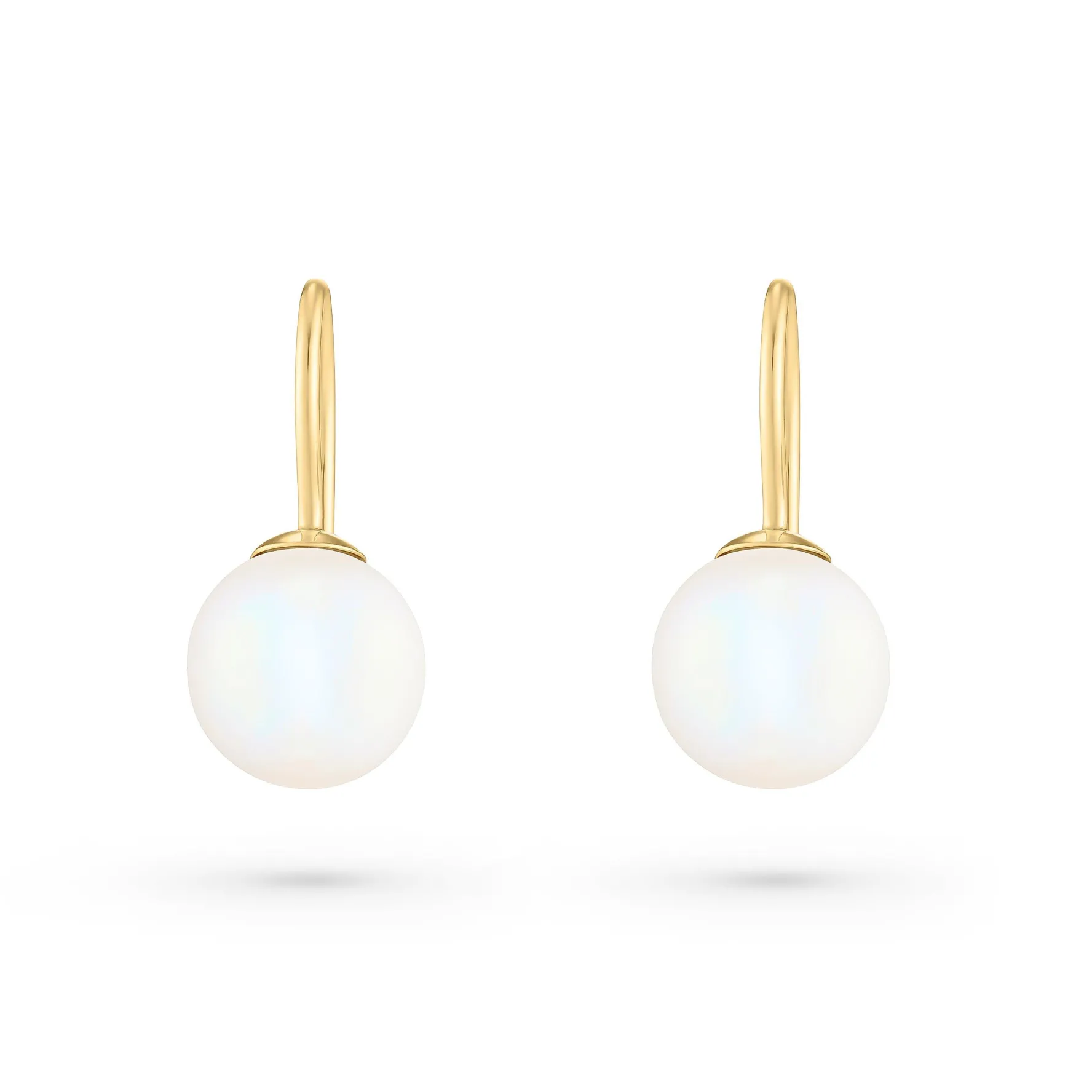 Beaverbrooks 9ct Yellow Gold Freshwater Cultured Pearl Earrings