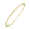 Beaverbrooks 9ct Yellow Gold Textured Bangle