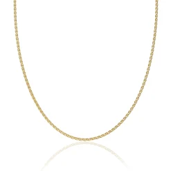 Beaverbrooks 9ct Yellow Gold Spiga Chain