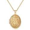 Beaverbrooks 9ct Yellow Gold Filigree Family Locket