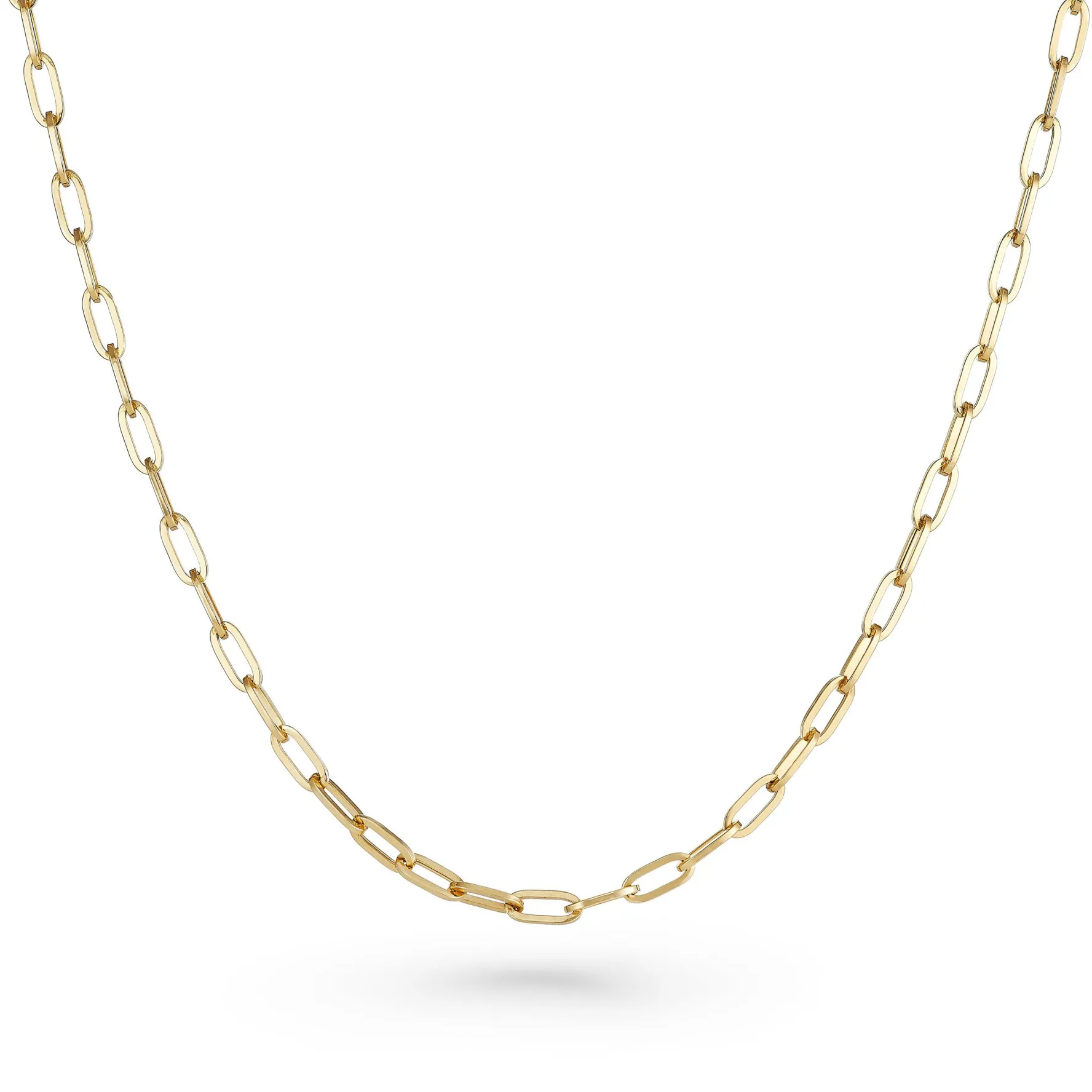 Beaverbrooks 9ct Yellow Gold Paperchain Necklace