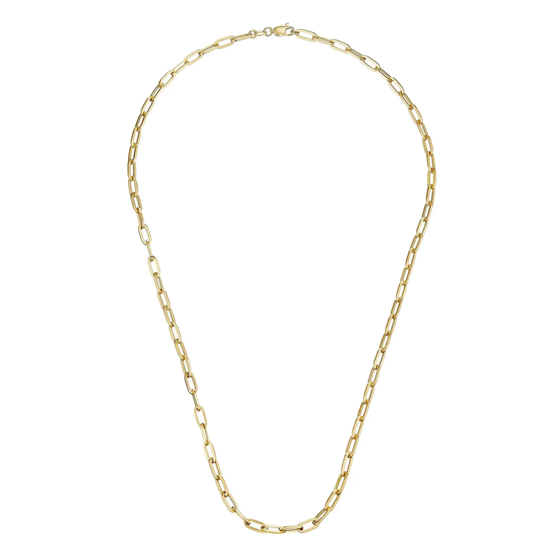 Beaverbrooks 9ct Yellow Gold Paperchain Necklace