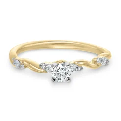 Beaverbrooks 18ct Yellow Gold Diamond Solitaire Engagement Ring