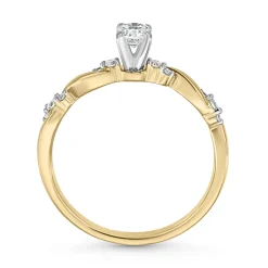 Beaverbrooks 18ct Yellow Gold Diamond Solitaire Engagement Ring