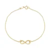 Beaverbrooks 9ct Yellow Gold Infinity Bracelet