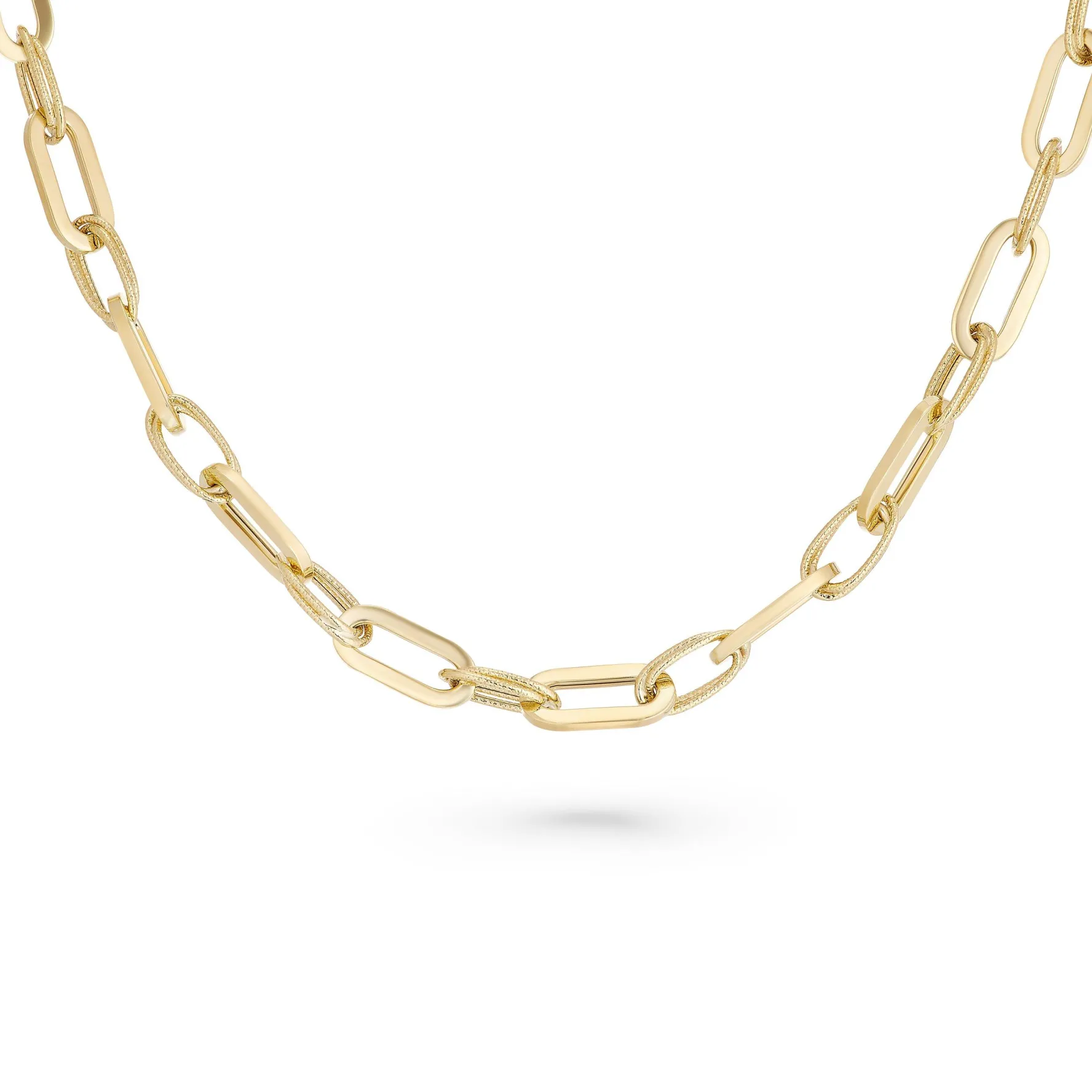 Beaverbrooks 9ct Yellow Gold Link Necklace
