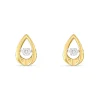 Beaverbrooks Dance 9ct Yellow Gold Diamond Earrings