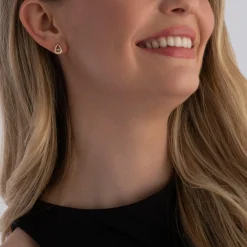 Beaverbrooks Dance 9ct Yellow Gold Diamond Earrings
