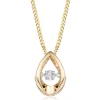 Beaverbrooks Dance 9ct Yellow Gold Diamond Pendant