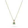 Beaverbrooks Dance 9ct Yellow Gold Diamond Emerald Pendant