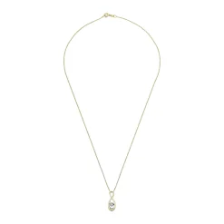 Beaverbrooks Dance 9ct Yellow Gold Diamond Pendant