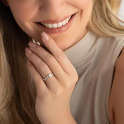 Beaverbrooks Entwine Platinum Diamond Solitaire Ring