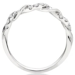 Beaverbrooks Entwine Platinum Diamond 2.3mm Wedding Ring
