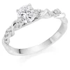 Beaverbrooks Entwine Platinum Diamond Ring