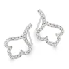 Beaverbrooks Essence 9ct White Gold Diamond Drop Earrings