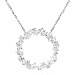 Beaverbrooks Essence 9ct White Gold Diamond Pendant