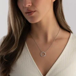 Beaverbrooks Essence 9ct White Gold Diamond Pendant