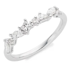 Beaverbrooks Essence 9ct White Gold Diamond Ring