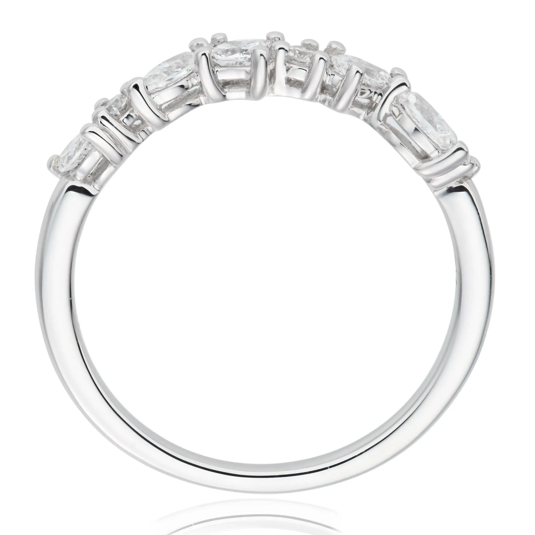 Beaverbrooks Essence 9ct White Gold Diamond Ring